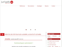 Tablet Screenshot of juriweb.fr